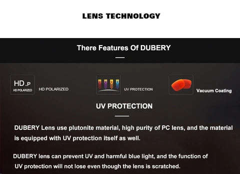 Dubery Range Chameleon Photochromic Vision Shades