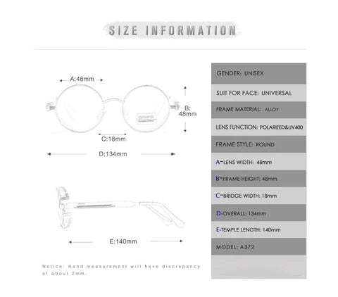 Kdream Karoo Dusk Round Polarized Sunglasses