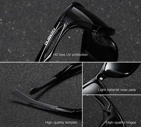 Dubery Ocean Mirage Polarized Sunglasses