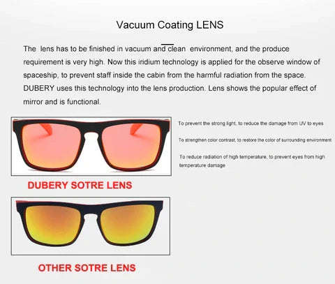 Dubery Ocean Mirage Polarized Sunglasses