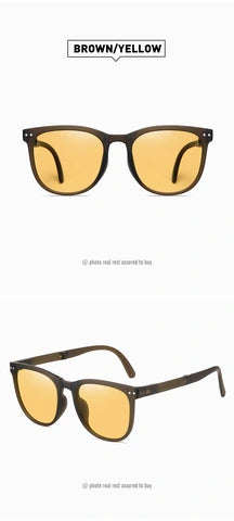 SekelBoer Polarized Folding Shades Yellow Platinum
