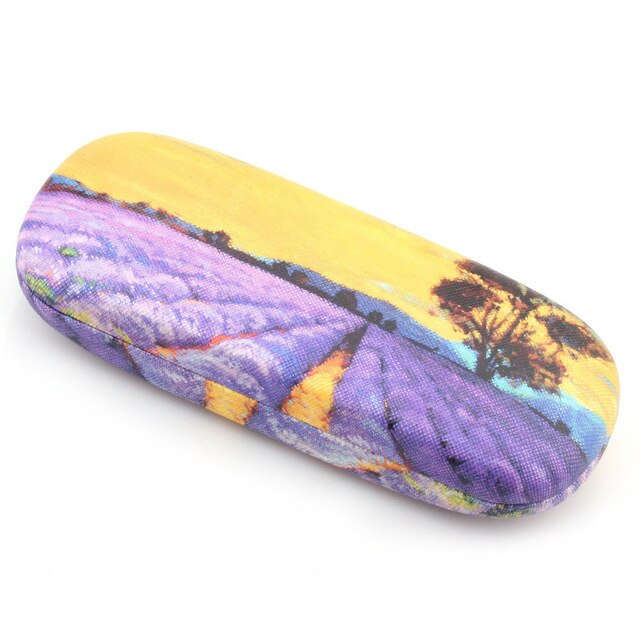 SekelBoer Oil Painting Range Purple Fields Sunglasses Case