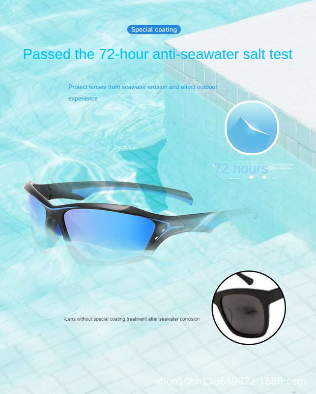 Floating Polarized Crimson Wave Sport Sunglasses