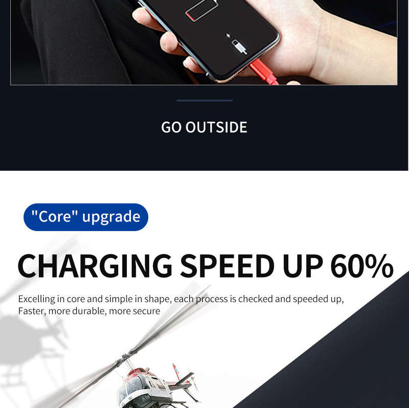Kebiss Micro USB to USB 1,5 Meters Black