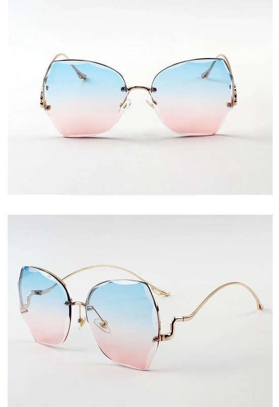 SekelBoer Butterfly Flower blue pink lens