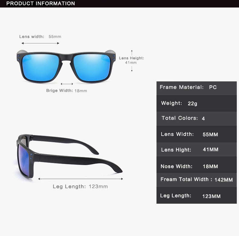 SekelBoer Polarized Square Azure Aura