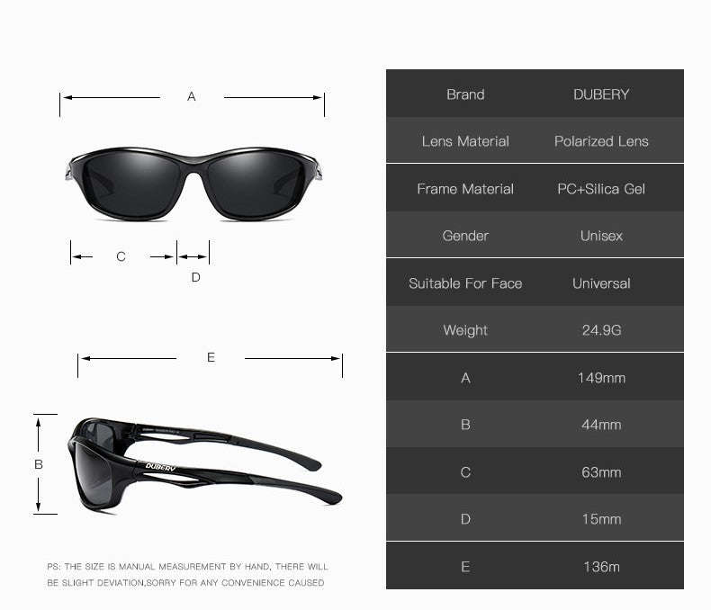 Dubery Cape Point Azure Polarized Sunglasses