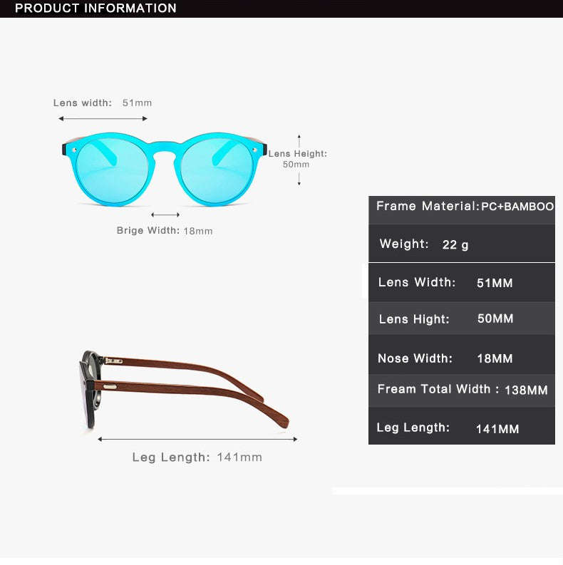 Wooden Cat Eye Hillbrow Hickory