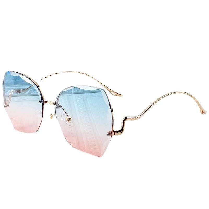 SekelBoer Butterfly Flower blue pink lens