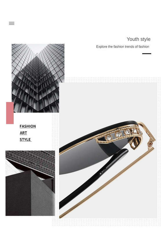 SekelBoer Diamond-studded Skyline Shades