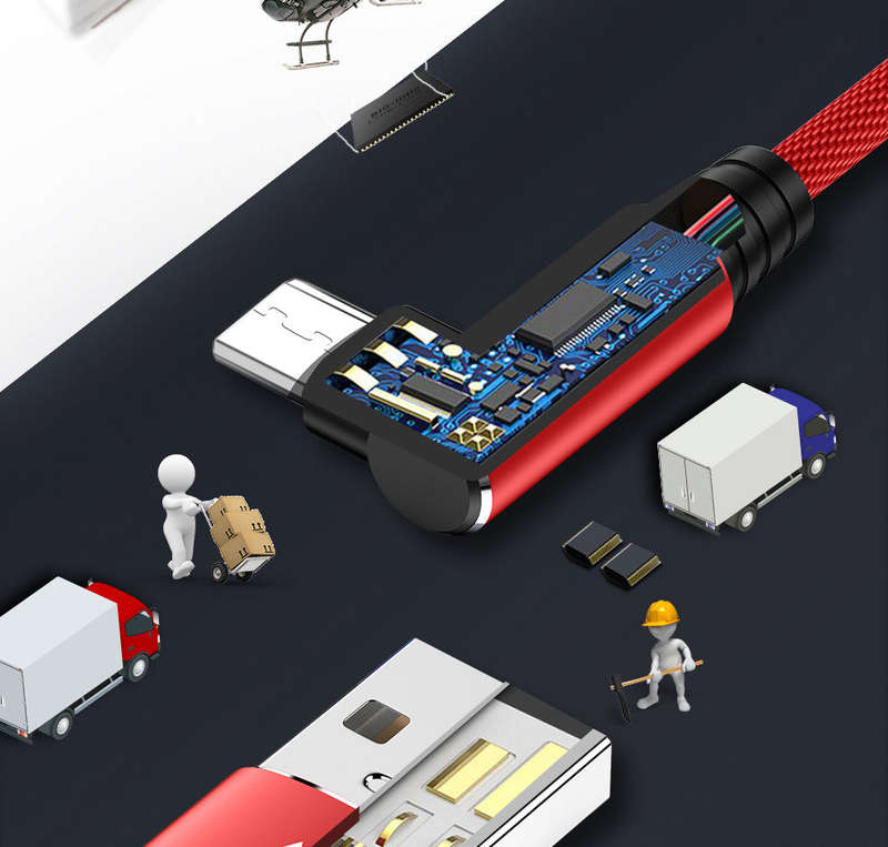 Kebiss Micro USB to USB 1,5 Meters Black