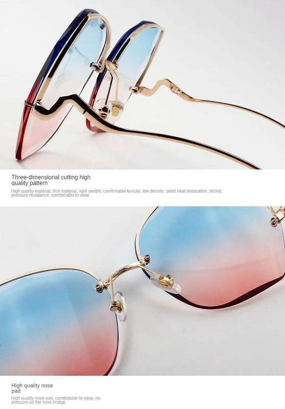 SekelBoer Butterfly Flower blue pink lens
