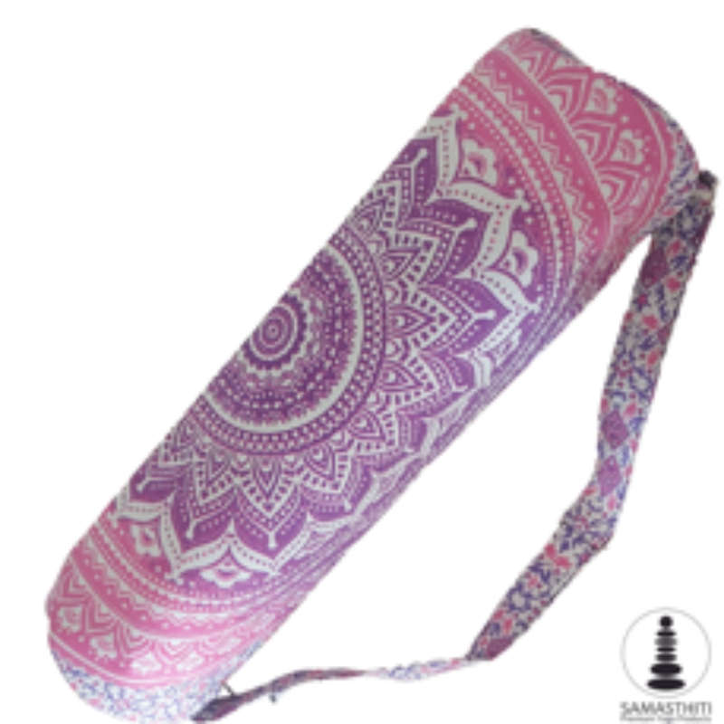 Yoga Mat Carry Bag - Yoga Mat Carry Bag / Mandala Design: Wholesale set of 4 Assorted Colours