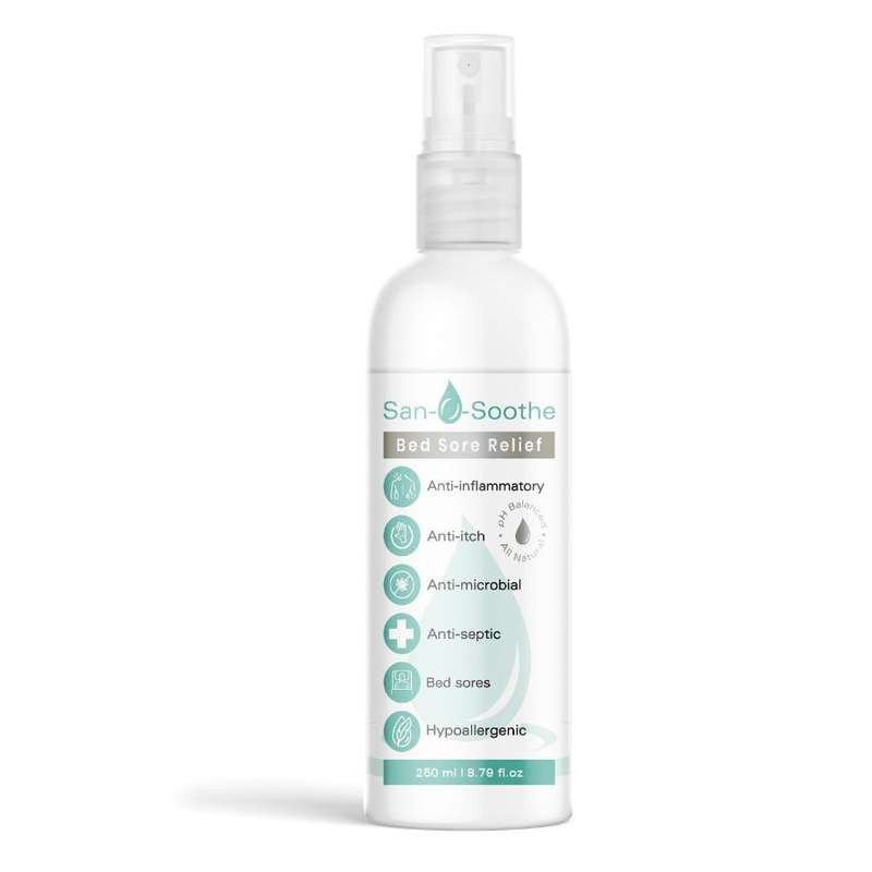 San-O-Sooth Bed Sore Relief - 250ml San-O-Sooth: Wholesale Pack Of 8 Bottles