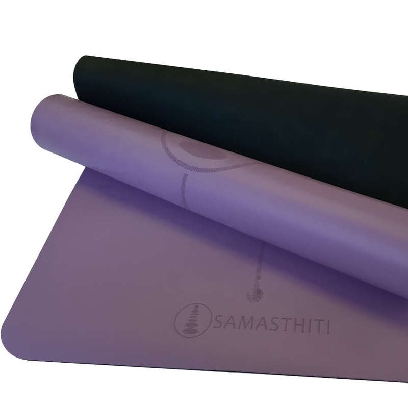 Eco Rubber Mats with Alignment Lines - Blue Rubber Mats with Alignment Lines / Regular Blue