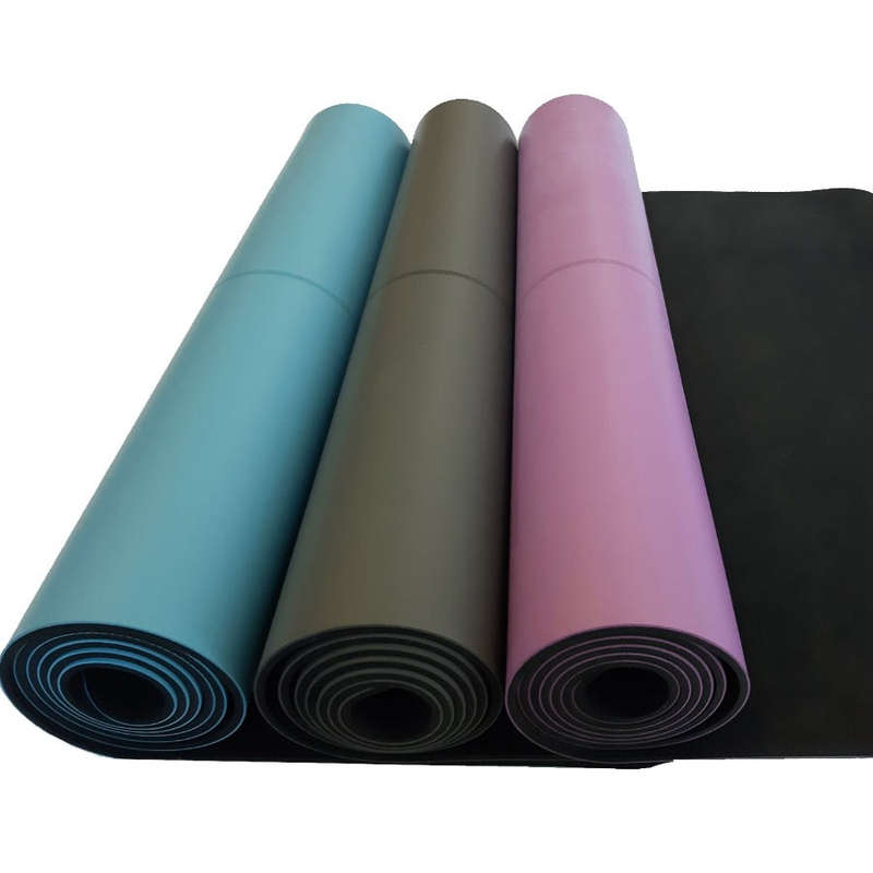 Eco Rubber Mats with Alignment Lines - Blue Rubber Mats with Alignment Lines / Regular Blue