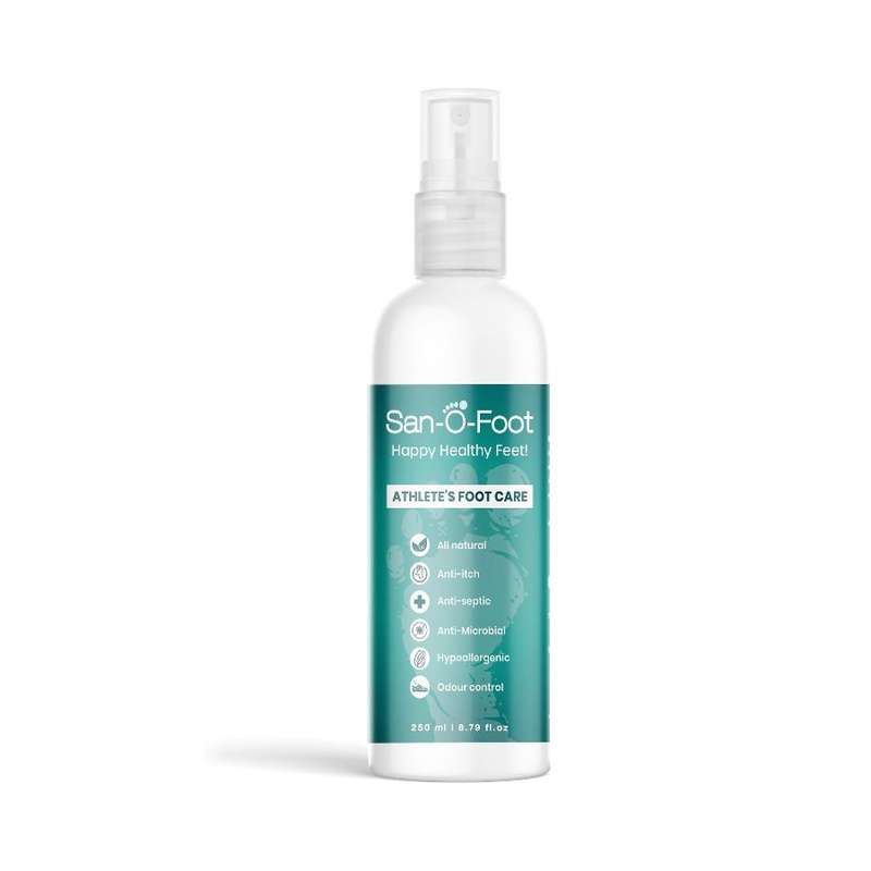San-O-Foot Athlete's Foot Care - 250ml San-O-Foot: Wholesale Pack Of 8 Bottles