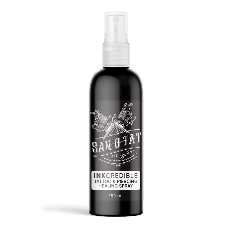 San-O-Tat Tattoo & Piercing Healing Spray - 150ml San-O-Tat: Wholesale Pack Of 12 Bottles