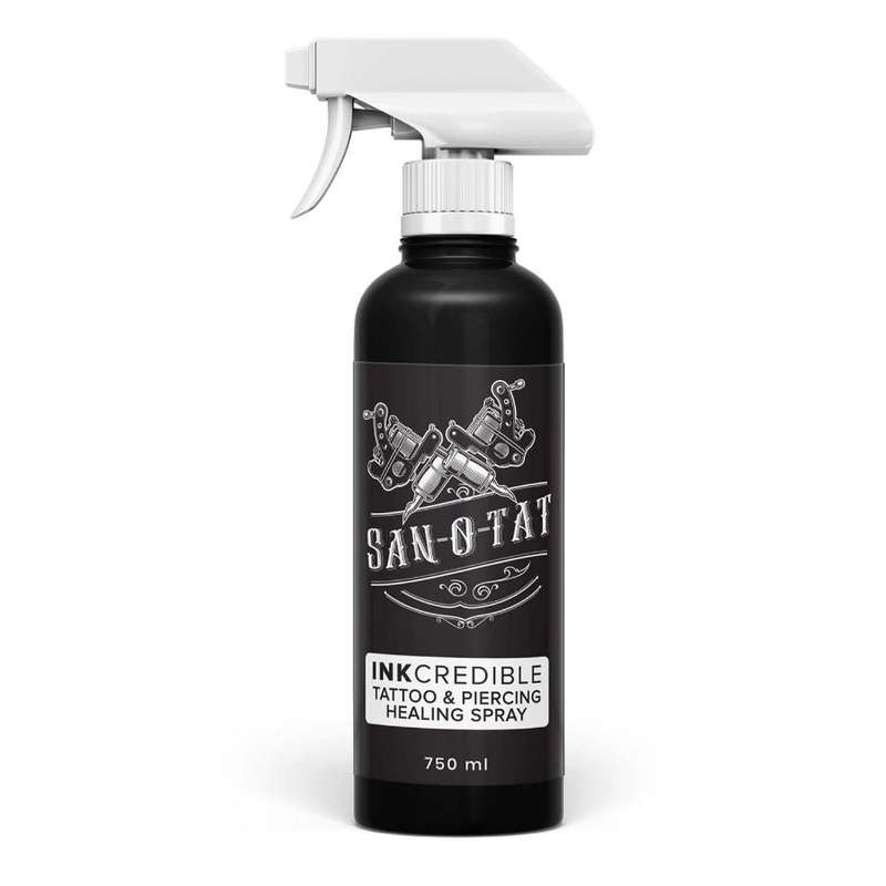 San-O-Tat Tattoo & Piercing Healing Spray - 150ml San-O-Tat: Wholesale Pack Of 12 Bottles