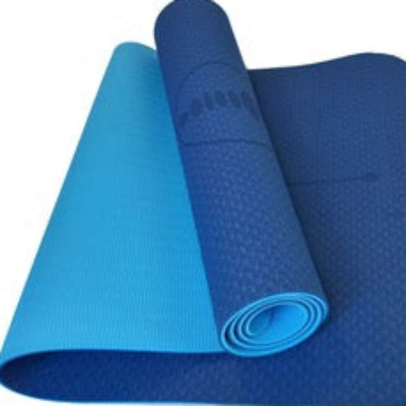 Yoga Mat With Alignment Lines - Eco TPE Yoga Mat With Alignment Lines / Green