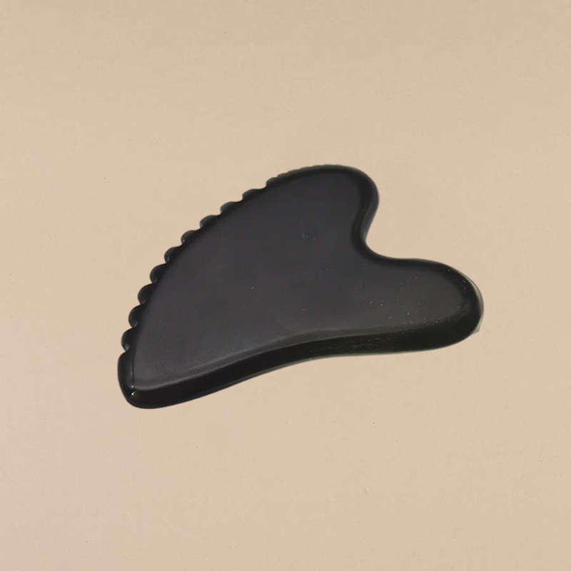 Gua Sha Stone: Black Obsidium