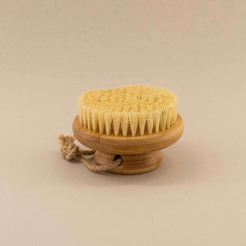 Body Brush With Natural Bristles - Natural Bristle Body Brushes:  Wholesale Pack of 3