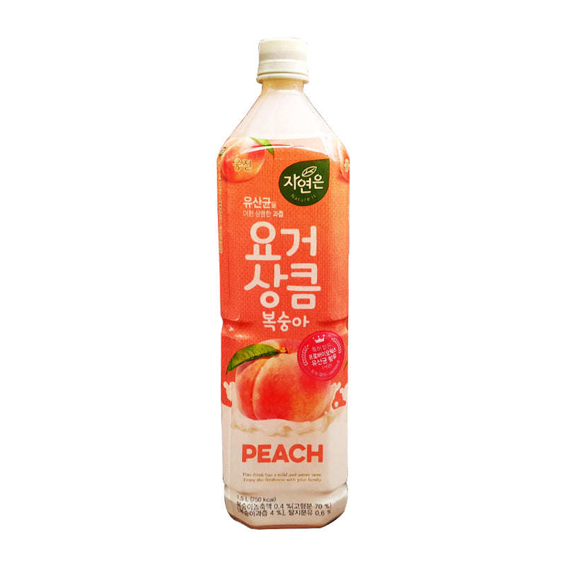 Yoghurt Drink Peach Flavour 1.5L (Woongjin)