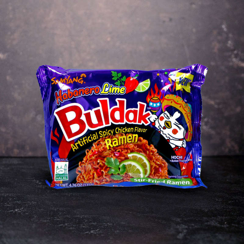 Samyang Buldak Habanero Lime Hot Chicken Ramen Single Packet 140g