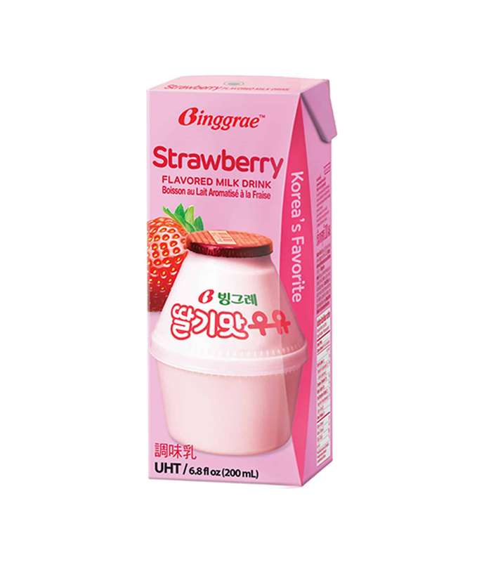 Binggrae Strawberry Flavoured Milk Drink 200ml