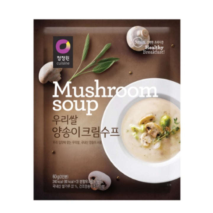 ChungJungOne Instant Soup Rice Mushroom Cream Soup 60g
