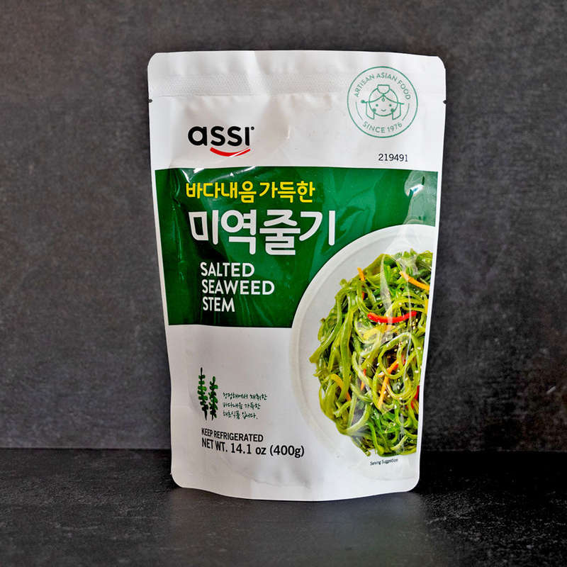 Assi Salted Seaweed Stem 400g