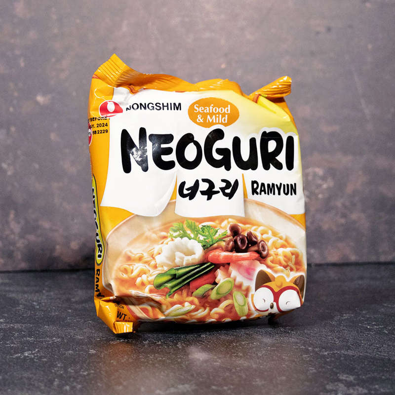 Nongshim Neoguri Seafood &amp; Mild Instant Noodle Single Packet 120g