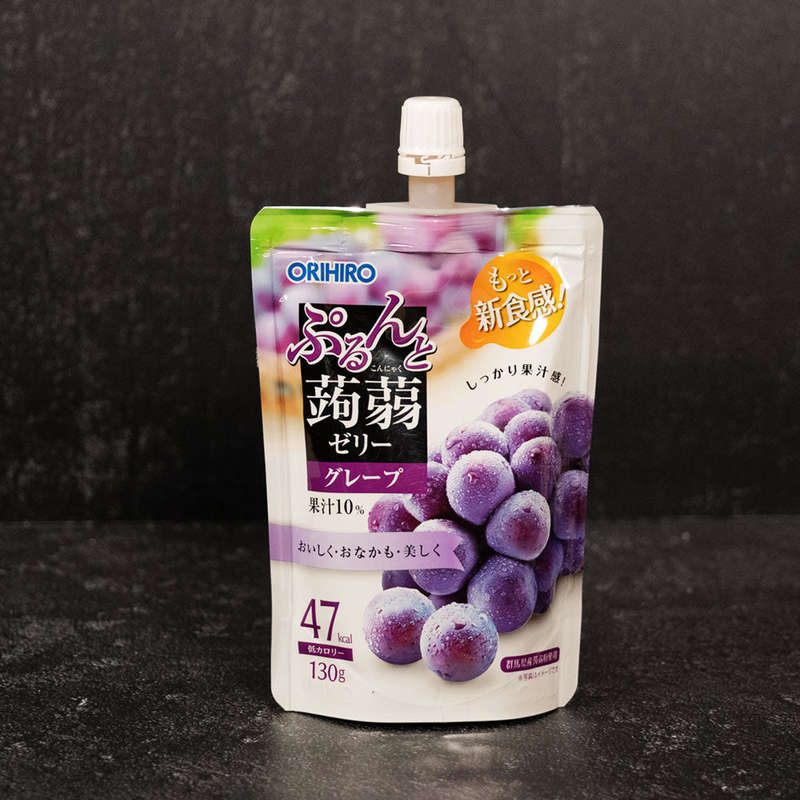 Ohirio Prunto Konnyaku Jelly Grape Flavour 130g
