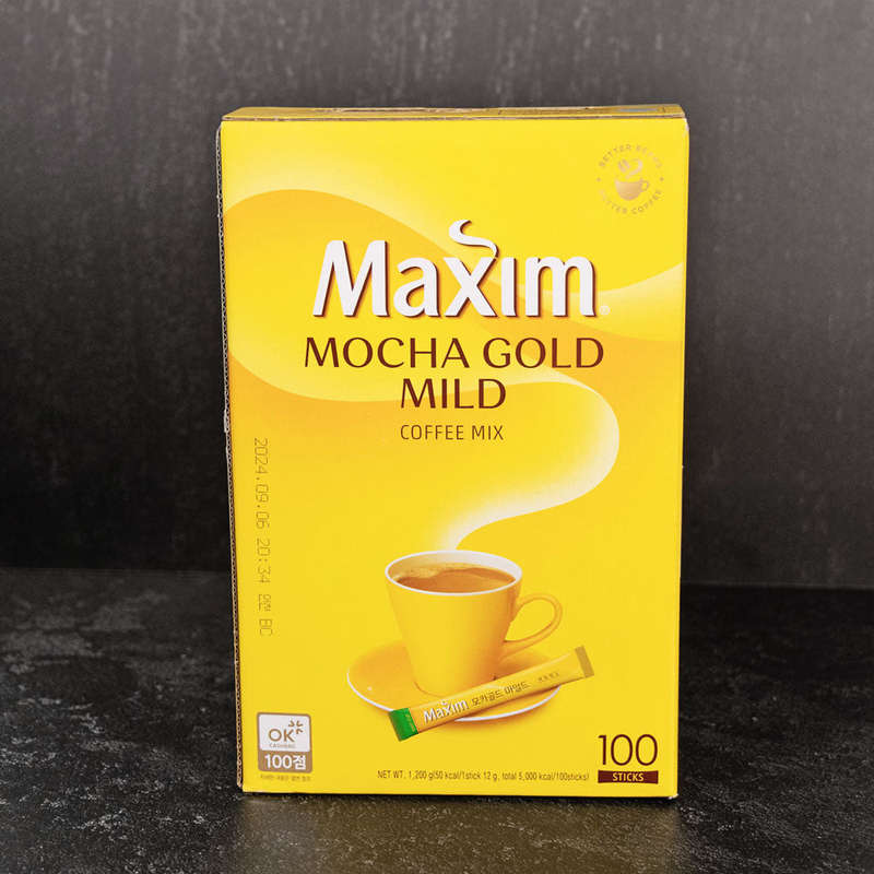 Maxim Mocha Gold Mild Coffee Mix 100 Sticks 1.2kg
