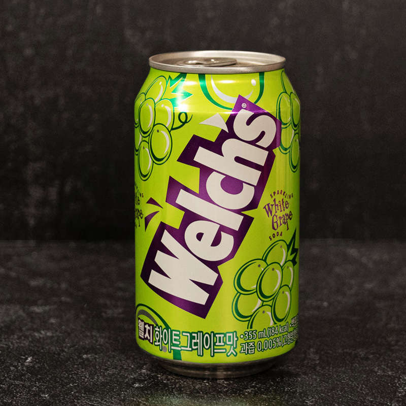 Welch's Sparkling White Grape Soda 355ml