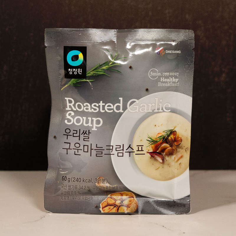 CJW Instant Soup Rice Roasted Garlic Cream Soup 60g