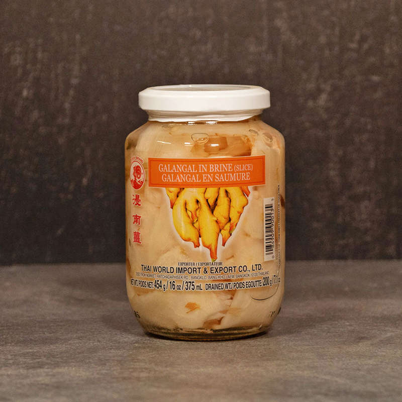 Cock Brand Sliced Galangal In Brine 375g