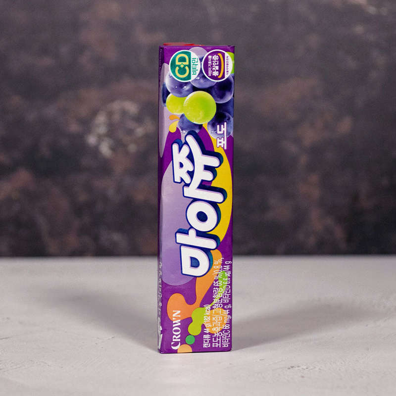 Crown My Chew Grape Flavour Soft Candy 44g