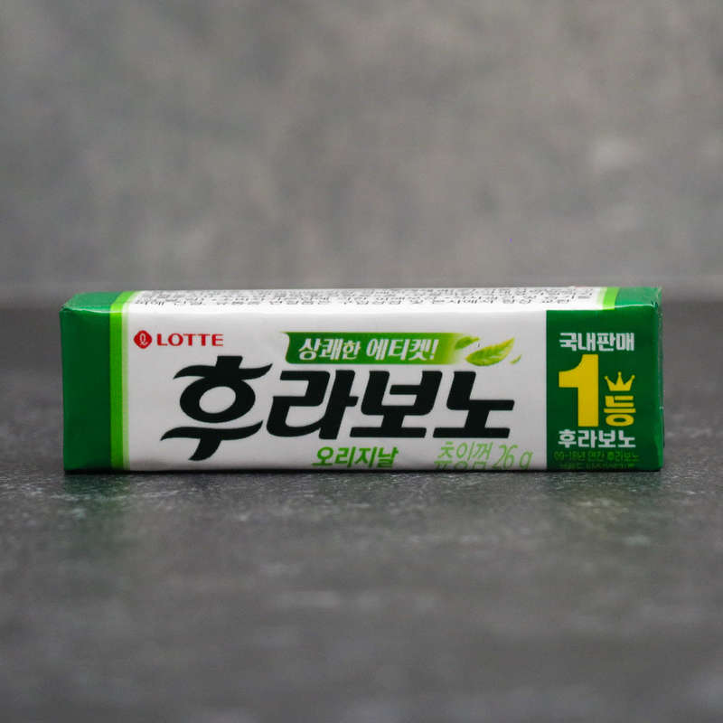 Lotte Flavono Original Green Tea Chewing Gum 26g