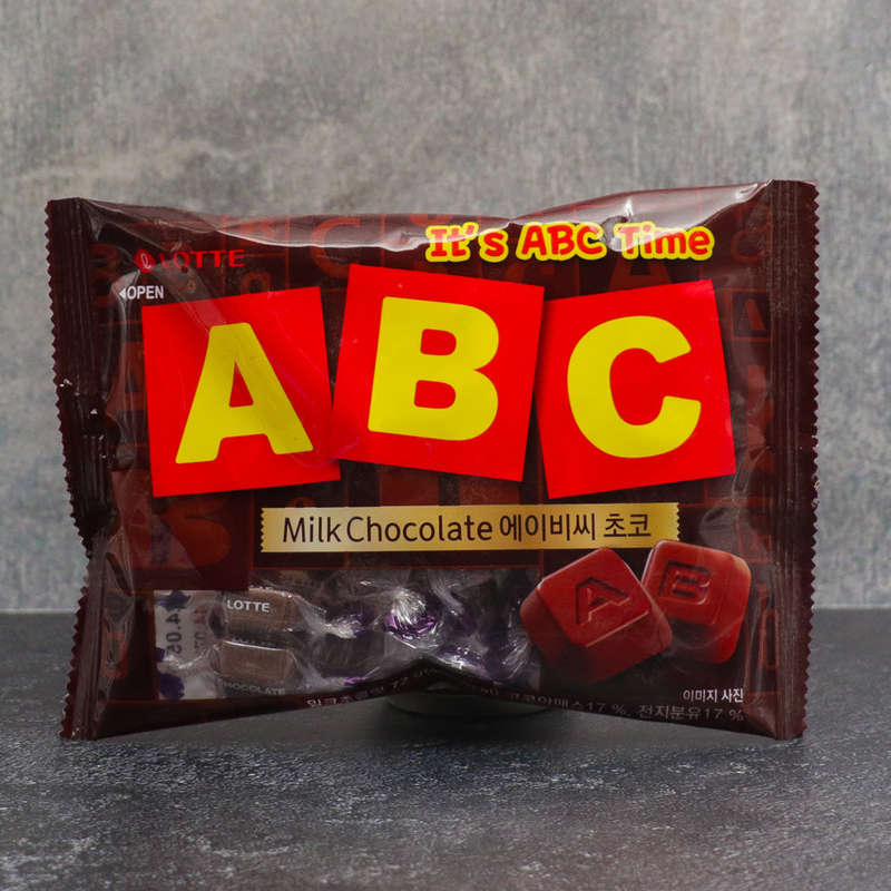 Lotte ABC Milk Chocolate 72g
