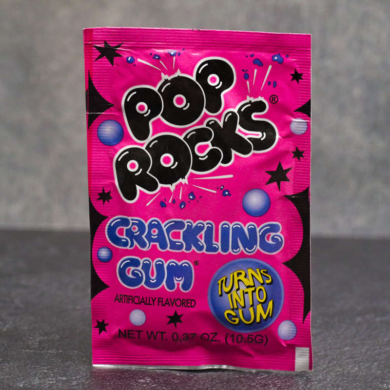 Pop Rocks Popping Candy Crackling Gum Flavour 9.5g