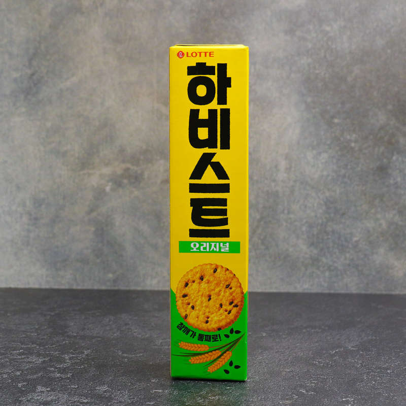 Lotte Harvest Original Black Sesame Crackers 100g