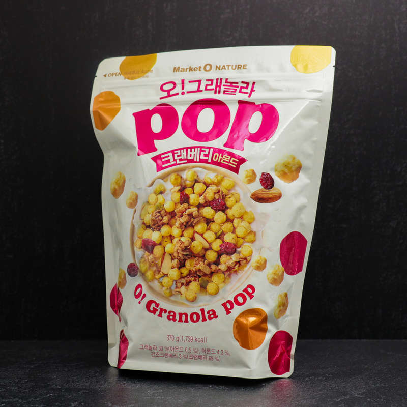 Market O! Granola POP Cranberry Almond 370g