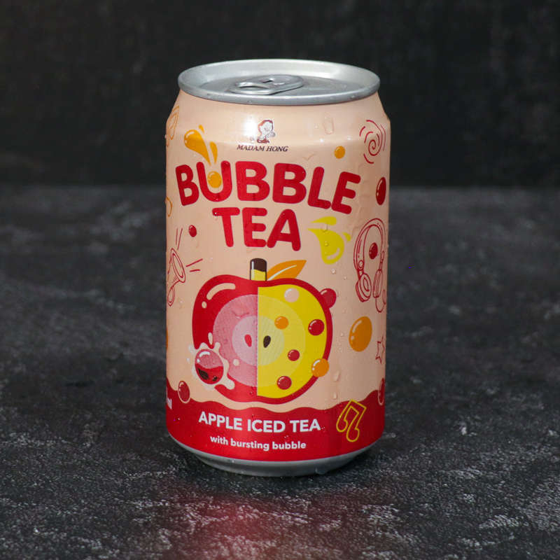 Madam Hong Bubble Tea Apple Iced Tea Flavour 320ml