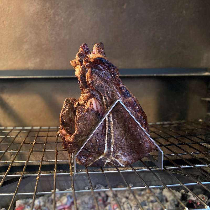 TAU T-BONE BRAAI RACK - 6 SLOT