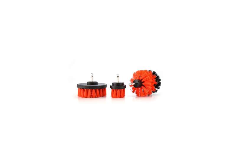 Drill Brush Set 3 Piece - Red