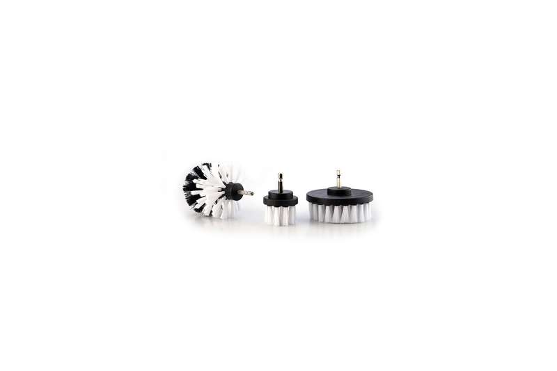 Drill Brush Set 3Piece - White