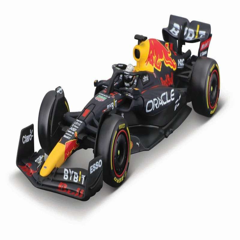 #1 Max Verstappen 1/43 RED BULL F1 RB18 2022 WITH HELMET - COLLECTORS HARD CASE Bburago