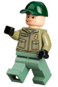 Wildlife Guard Jurassic World Lego Minifigure