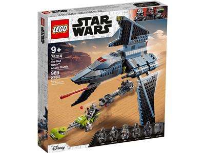 75314 LEGO Star Wars The Bad Batch Attack Shuttle Slight box damage.
